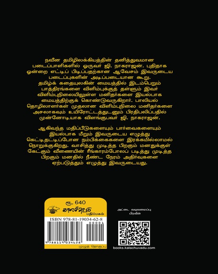 ஜி. நாகராஜன் படைப்பாக்கங்கள்